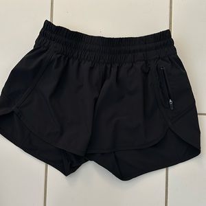Lululemon Tracker Shorts- black size 8